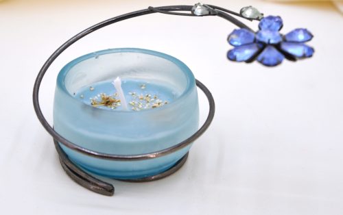 Blue Flower Crystal Main